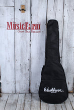 Load image into Gallery viewer, Washburn AB5 4 String Cutaway Acoustic Electric Bass Guitar Natural with Gig Bag