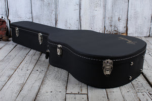 Fender Flat-Top Dreadnought Acoustic Guitar Hardshell Case Black