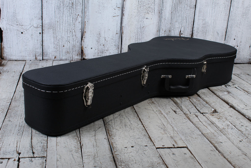 Fender Flat-Top Dreadnought Acoustic Guitar Hardshell Case Black