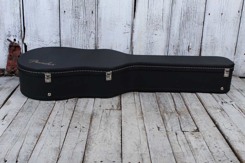 Fender Flat-Top Dreadnought Acoustic Guitar Hardshell Case Black