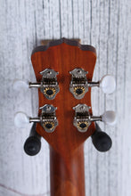 Load image into Gallery viewer, Luna Tattoo Mahogany Concert Acoustic Electric Ukulele UKE TEC MAH w Gig Bag