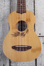 Luna Bamboo Soprano Ukulele Satin Natural Finish UKE BAMBOO S with Gig Bag