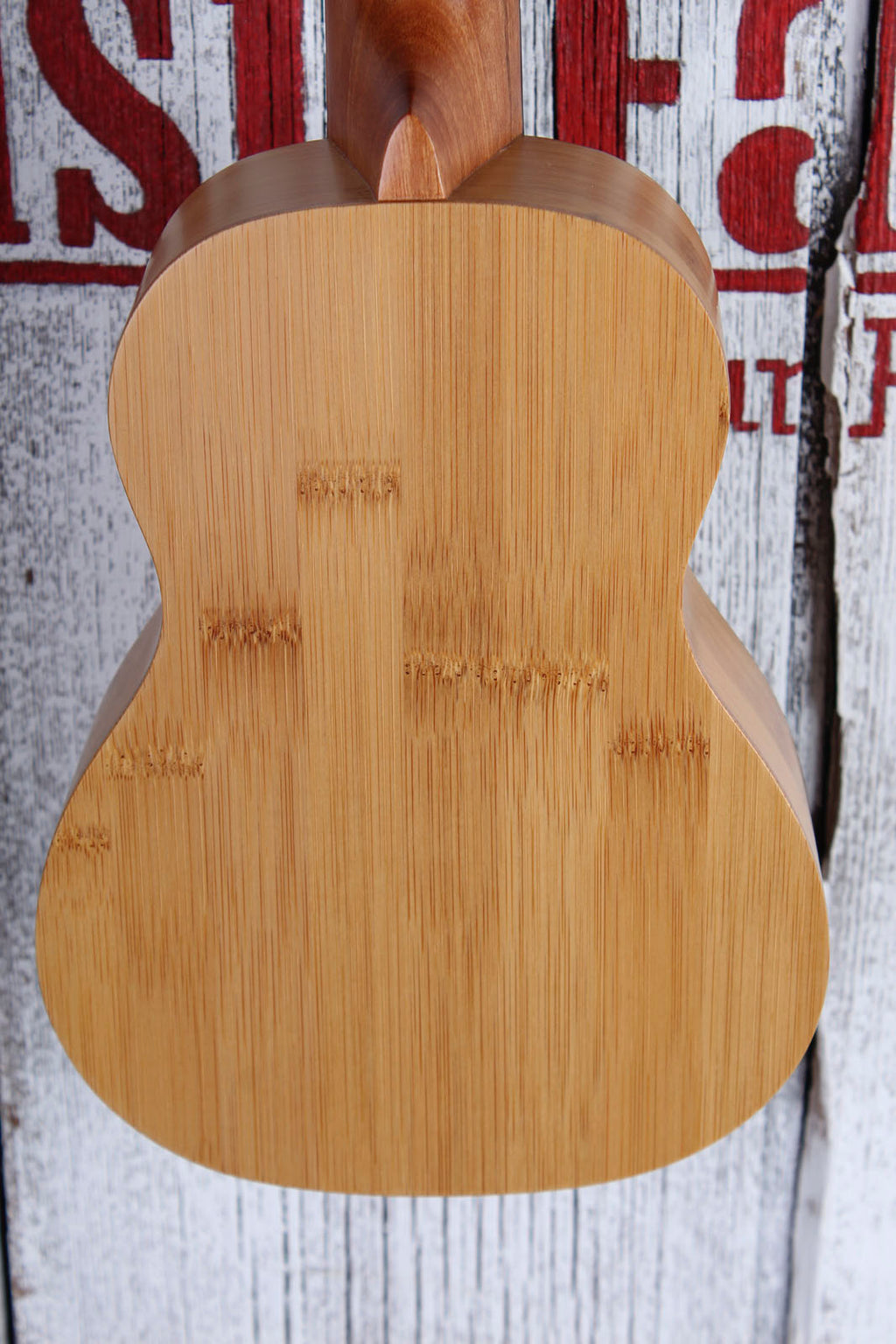 Luna Bamboo Soprano Ukulele Satin Natural Finish UKE BAMBOO S with Gig Bag
