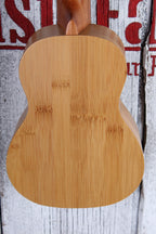 Luna Bamboo Soprano Ukulele Satin Natural Finish UKE BAMBOO S with Gig Bag