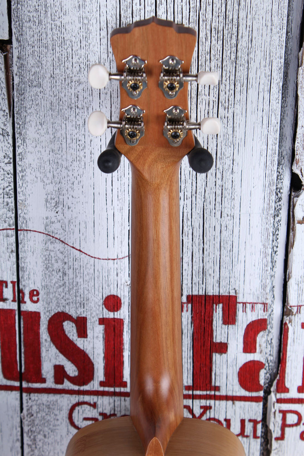 Luna Bamboo Concert Ukulele Walnut FB Satin Natural UKE BAMBOO C with Gig Bag