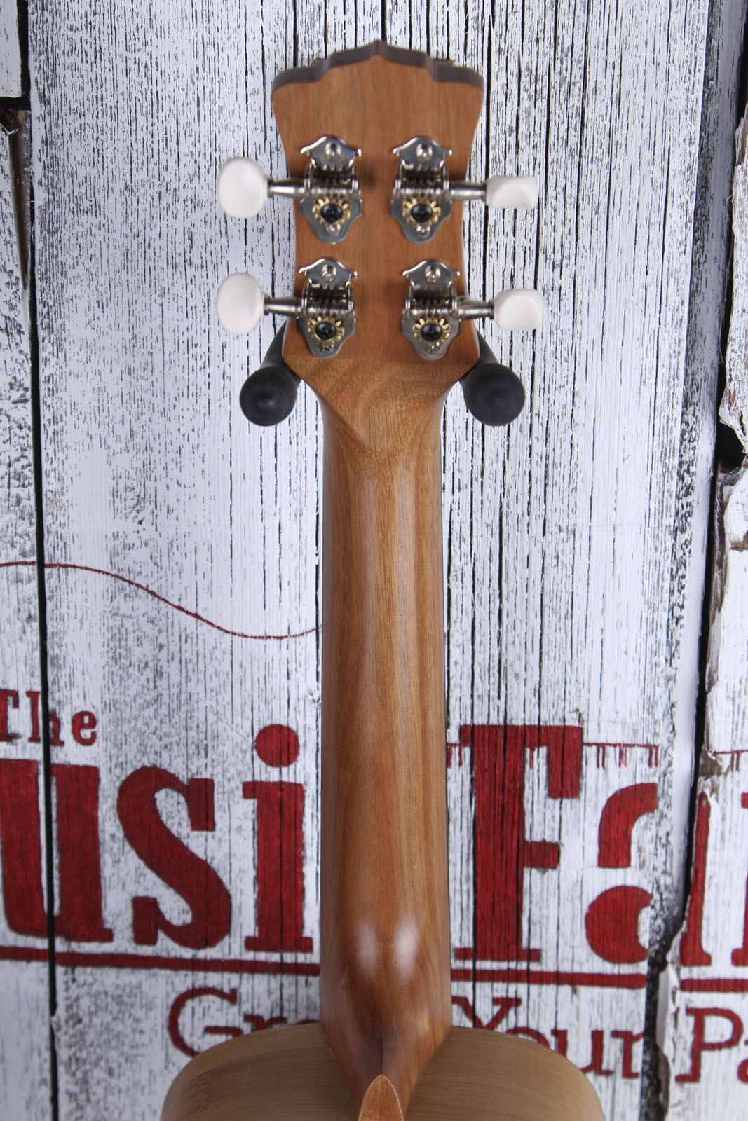 Luna Bamboo Concert Ukulele Walnut FB Satin Natural UKE BAMBOO C with Gig Bag