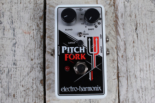 Electro-Harmonix Pitch Fork Polyphonic Pitch Shift Electric Guitar Effects Pedal
