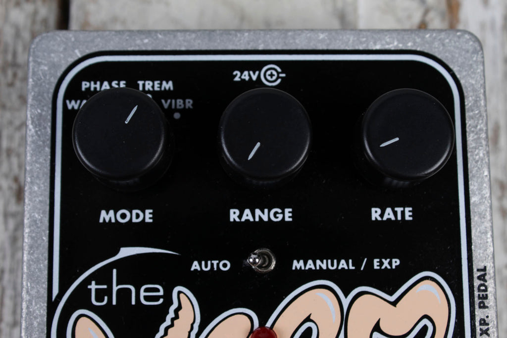 Electro-Harmonix The Worm Wah Phaser Vibrato Tremolo Guitar Multi-Effects Pedal
