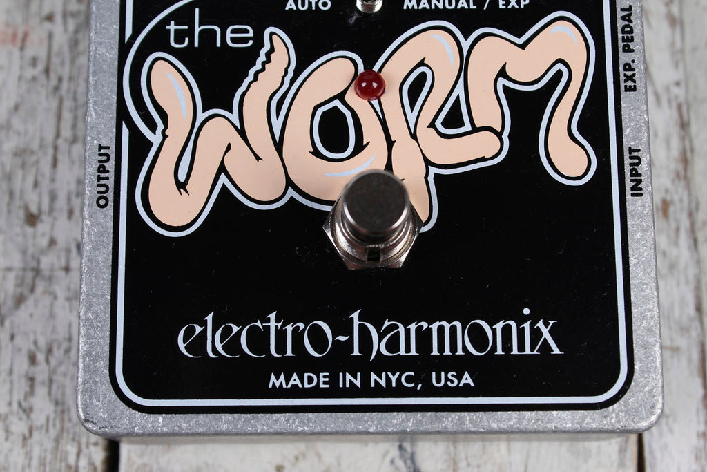 Electro-Harmonix The Worm Wah Phaser Vibrato Tremolo Guitar Multi-Effects Pedal