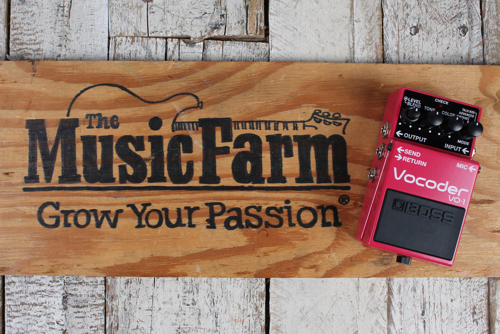 Boss VO-1 Vocoder Pedal Electric Guitar and Bass Guitar Vocoder Effects Pedal