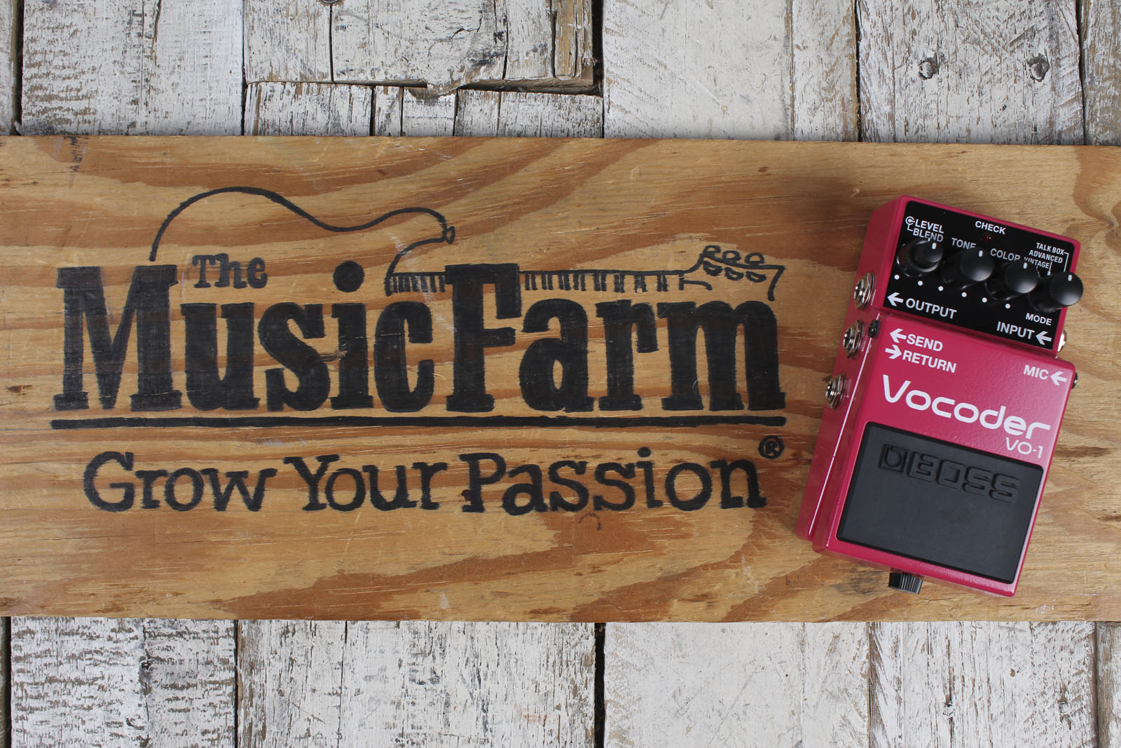 Boss VO-1 Vocoder Pedal Electric Guitar and Bass Guitar Vocoder Effects Pedal