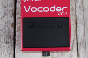 Boss VO-1 Vocoder Pedal Electric Guitar and Bass Guitar Vocoder Effects Pedal