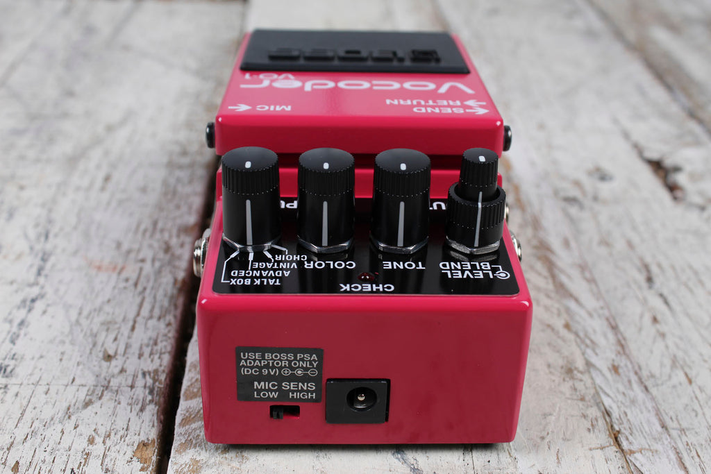 Boss VO-1 Vocoder Pedal Electric Guitar and Bass Guitar Vocoder Effects Pedal