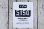 EVH 5150 Iconic Series Electric Guitar Combo Amplifier Black with Footswitch