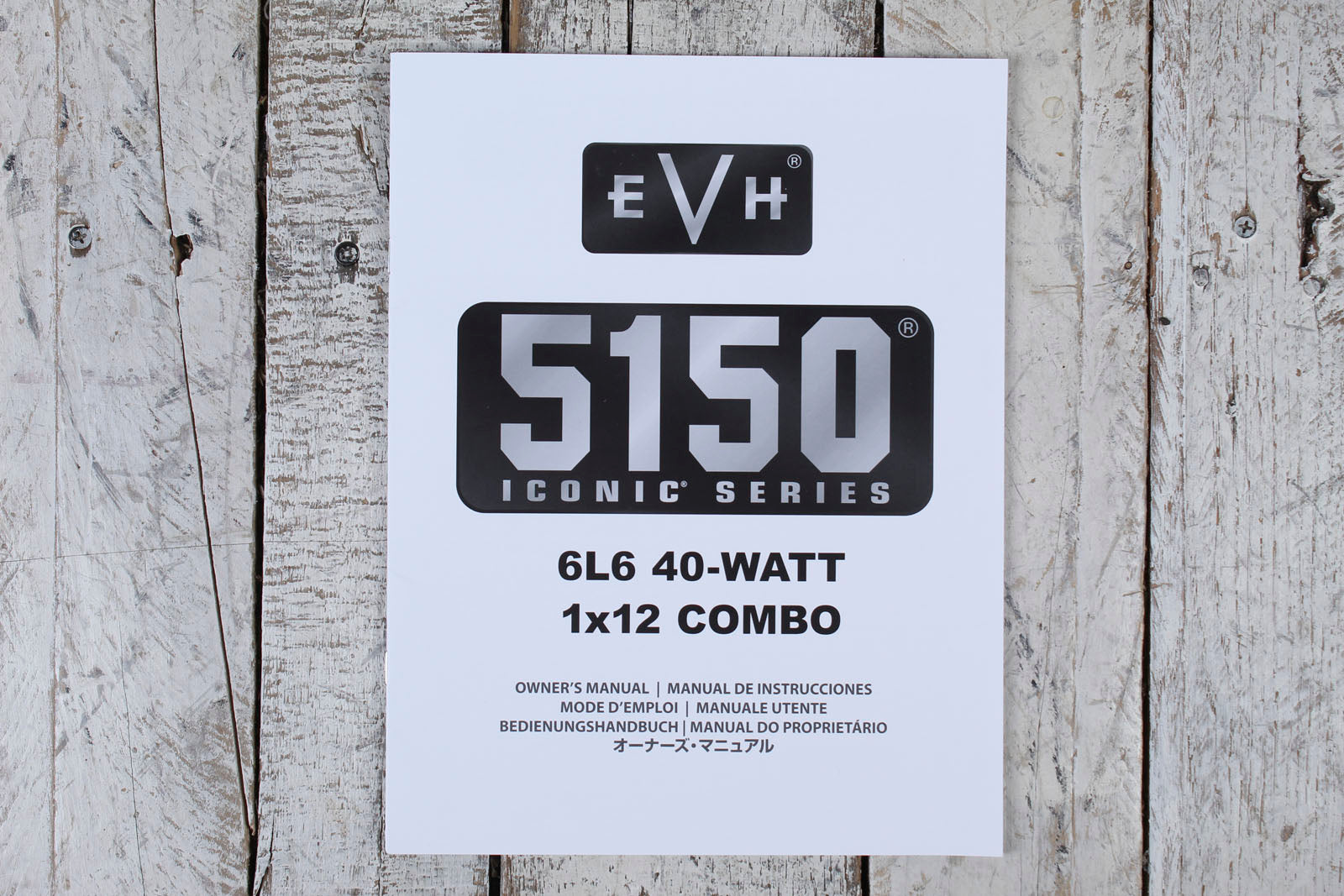 EVH 5150 Iconic Series Electric Guitar Combo Amplifier Black with Footswitch