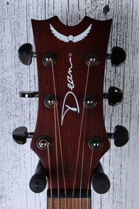 Dean AXS Parlor Mahogany Parlor Acoustic Guitar Satin Natural Finish AX P MAH