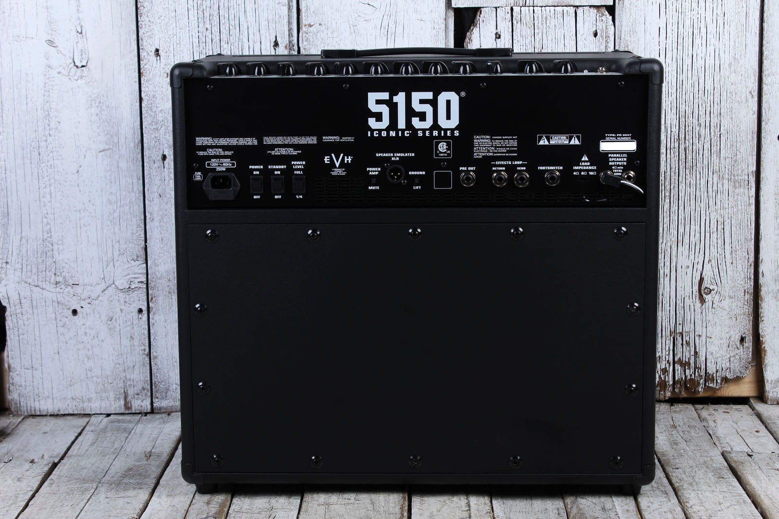 EVH 5150 Iconic Series Electric Guitar Combo Amplifier Black with Footswitch