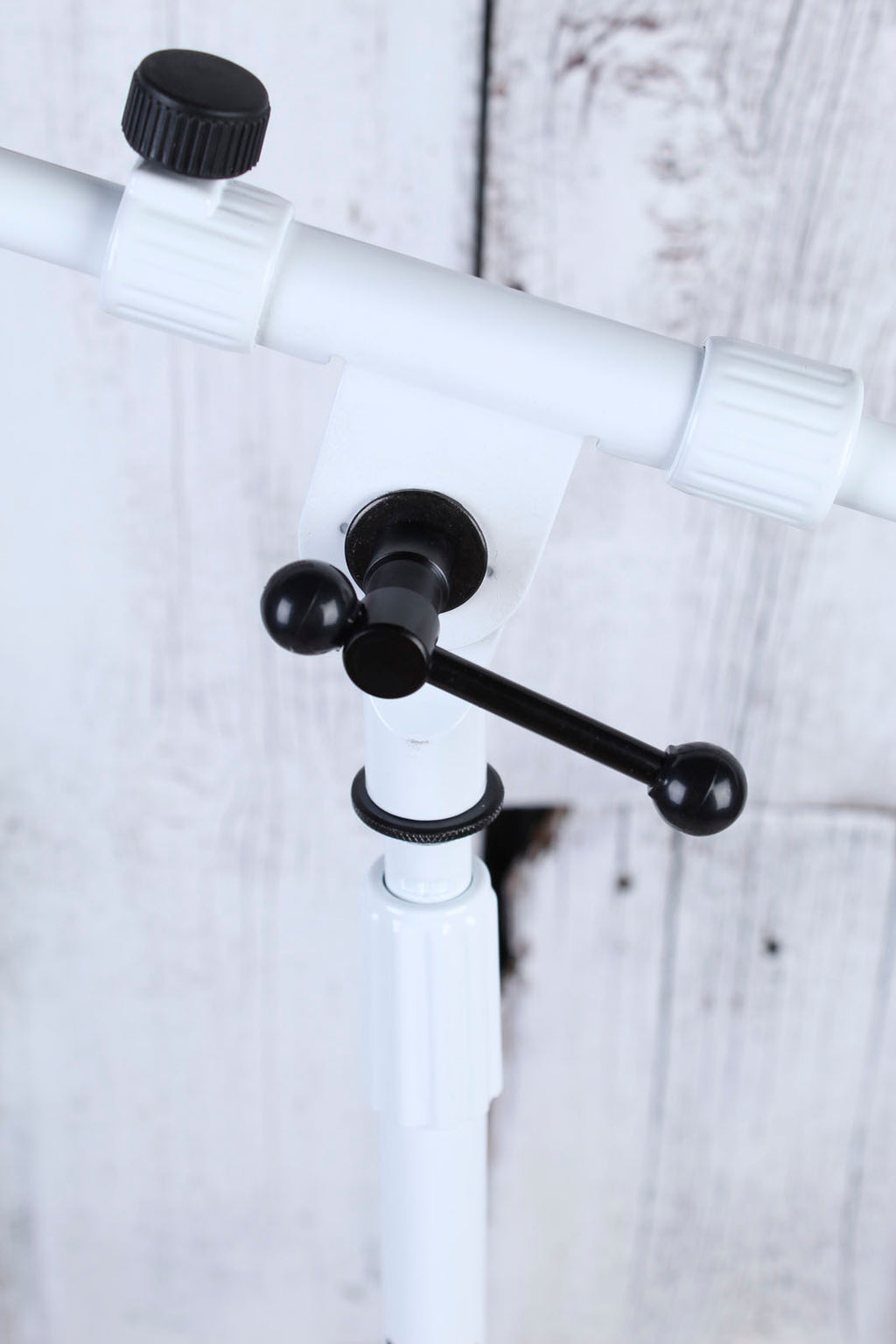 On Stage MS7801W White Euro Boom Microphone Stand