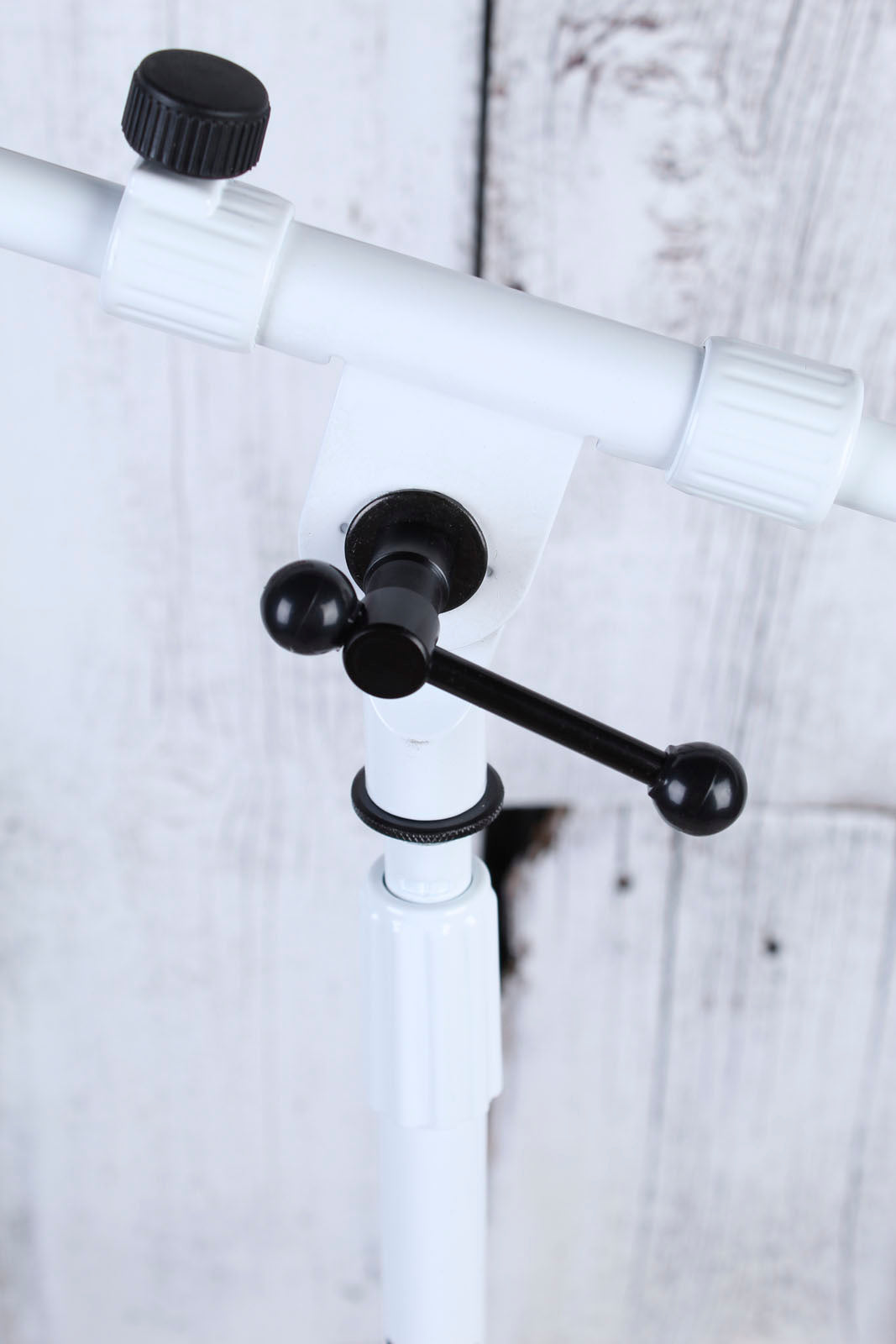 On Stage MS7801W White Euro Boom Microphone Stand