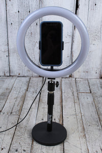 On Stage VLD360 LED Ring Light Kit with Bluetooth Wireless Remote Shutter