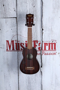 Kala Satin Mahogany Soprano Hawaiian Islands Ukulele Satin Finish Uke KA-15S-H1