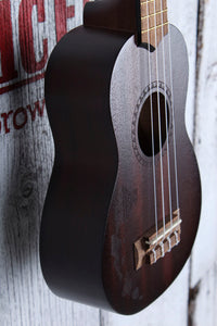Kala Satin Mahogany Soprano Hawaiian Islands Ukulele Satin Finish Uke KA-15S-H1