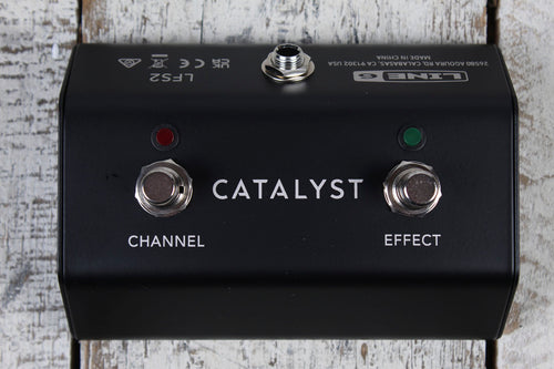 Line 6 LFS2 Latching Footswitch and 10 Foot Cable for Catalyst Amplifiers
