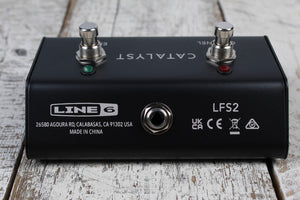 Line 6 LFS2 Latching Footswitch and 10 Foot Cable for Catalyst Amplifiers