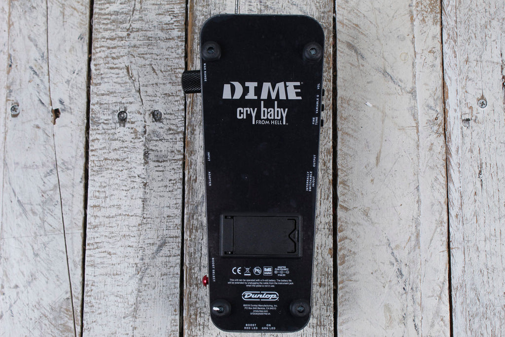 Dunlop Dime Cry Baby from Hell Wah Pedal Electric Guitar Effects Pedal DB01B
