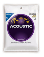 Martin M150PK3 Traditional 80/20 Bronze Acoustic Guitar Strings - Medium - 3 Pack