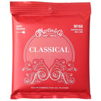 Martin M160 Silver-Plated, Ball End Classical Crystal Nylon Strings - Hard Tension