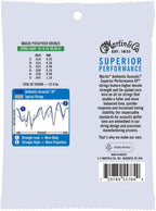Martin MA530 Authentic Phosphor Bronze Acoustic Guitar Strings - Extra Light