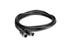 Load image into Gallery viewer, Hosa MID-325BK 5-Pin DIN to 5-Pin DIN MIDI Cable, 25 Ft