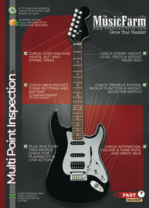 Fender H.E.R. Signature Stratocaster Electric Guitar Chrome Glow with Gig Bag