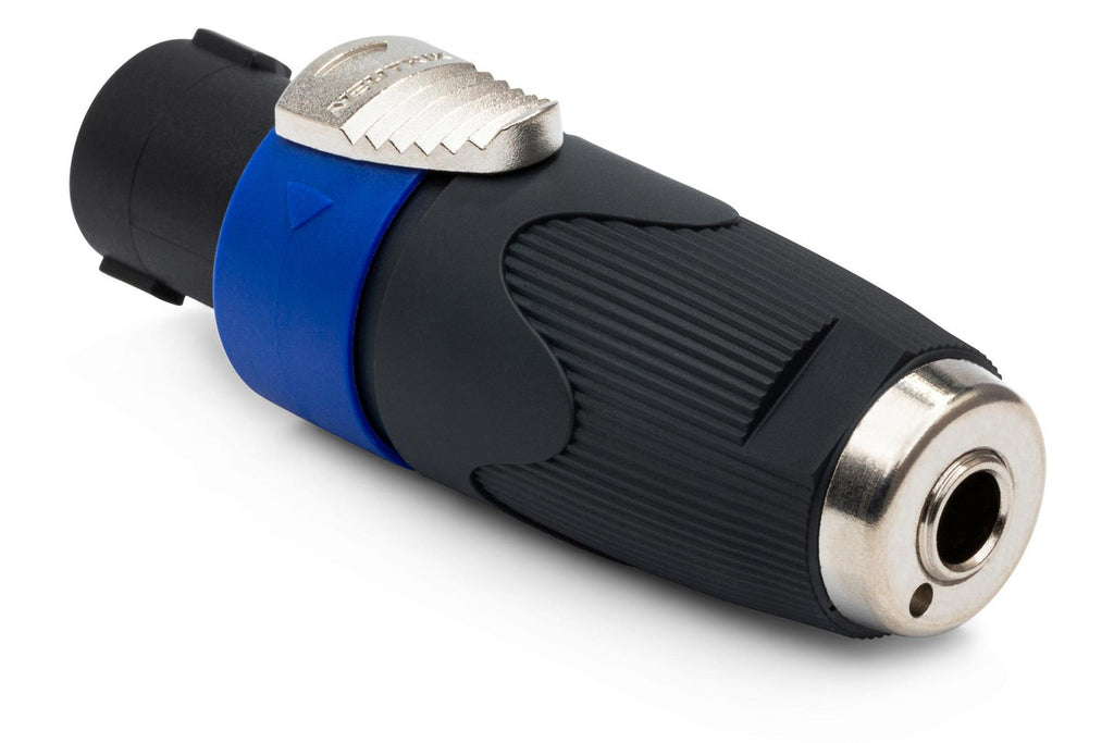 Hosa NA4LJX Neutrik Speaker Adaptor, 1/4 in TS to speakON