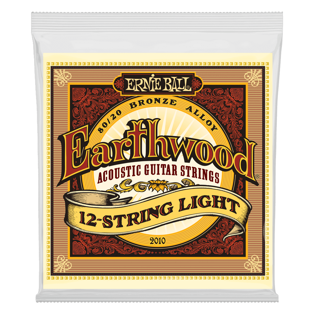 Ernie Ball 2010 Earthwood 80/20 Bronze 12-String Acoustic Guitar Strings - Light Main image