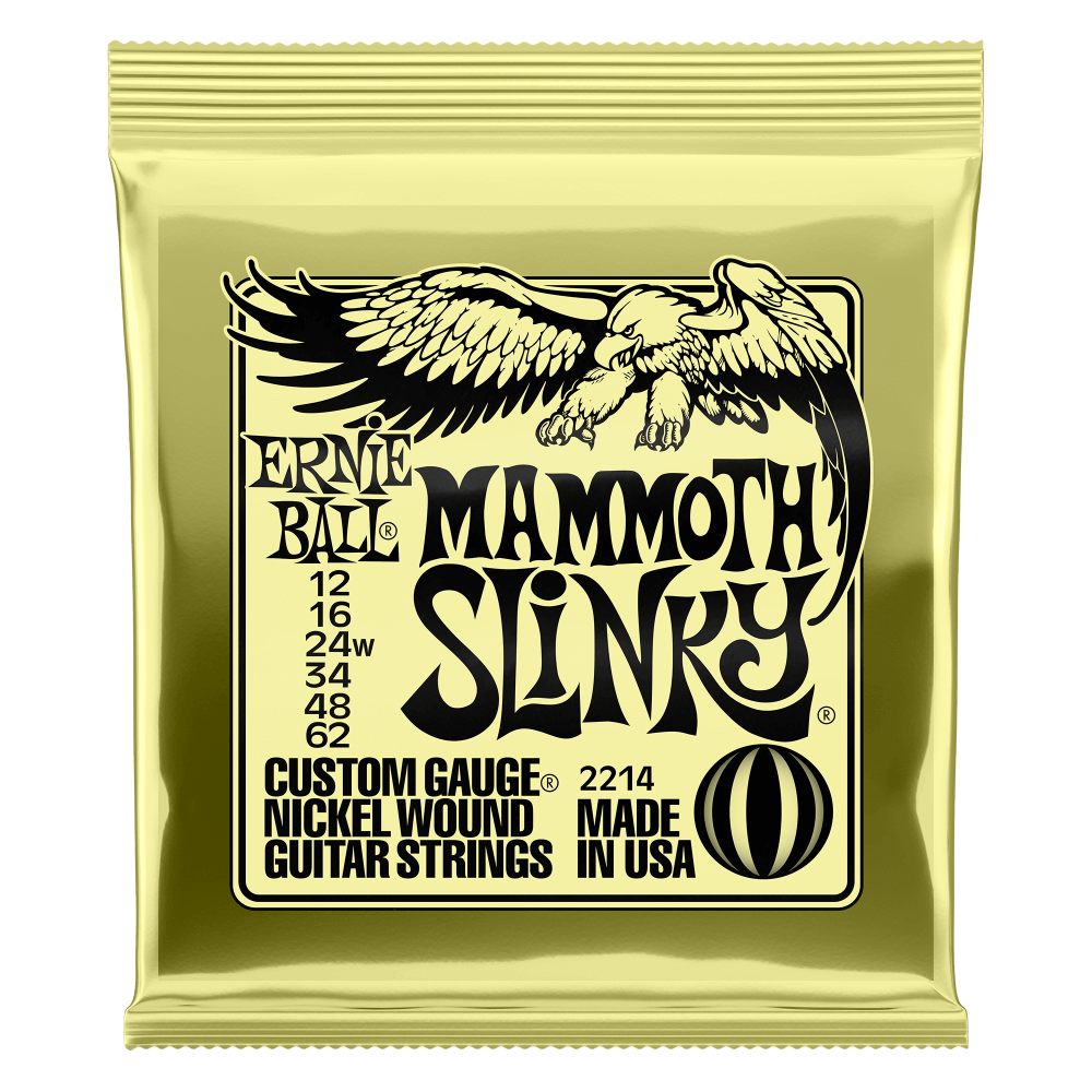Ernie Ball 2214 Mammoth Slinky Nickel Wound Electric Guitar Strings, 12-62 Main image