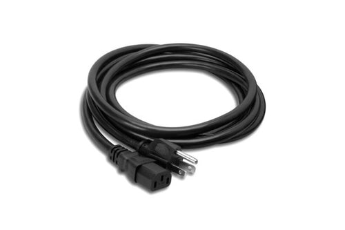 Hosa Power Cord PWC-408, 14 AWG IEC C13 to NEMA 5-15P, 8 FT