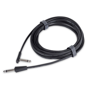 RockBoard RBO CAB FL 600BLK SA Flat Instrument Cable 19.7' Straight/Angled