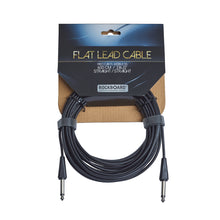 Load image into Gallery viewer, RockBoard RBO CAB FL 600BLK SS Flat Instrument Cable 19.7 Feet Straight/Straight