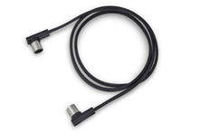 Load image into Gallery viewer, RockBoard by Warwick RBO CAB MIDI 100 BK Flat Midi Cable 3.3&#39; Angled/Angled
