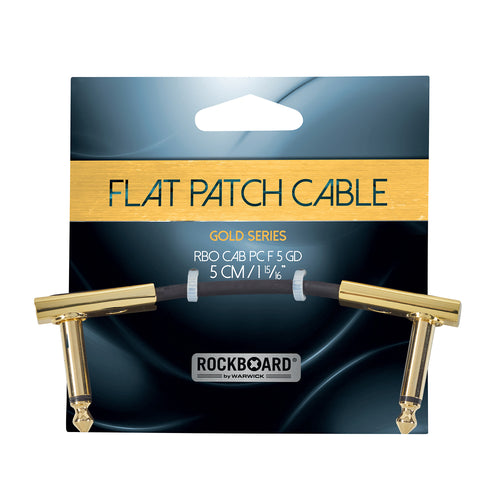RockBoard RBO CAB PC F 5 GD Gold Series Flat Patch Cable 1 15/16