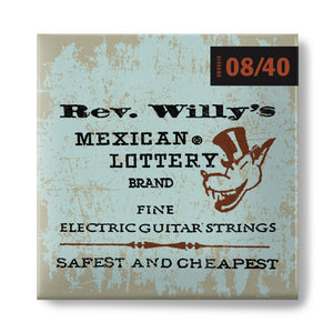 Dunlop RWN0840 Billy Gibbons Custom Rev. Willy's Electric Guitar Strings - 8/40