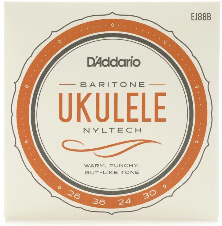 D'Addario EJ88B Nyltech Baritone Ukulele Strings - 26/30