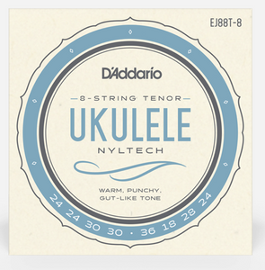 D'Addario EJ88T-8 Nyltech Tenor Ukulele Strings - 8 String