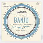 D'Addarrio EJ69 Phospher Bronze Banjo Strings - Light