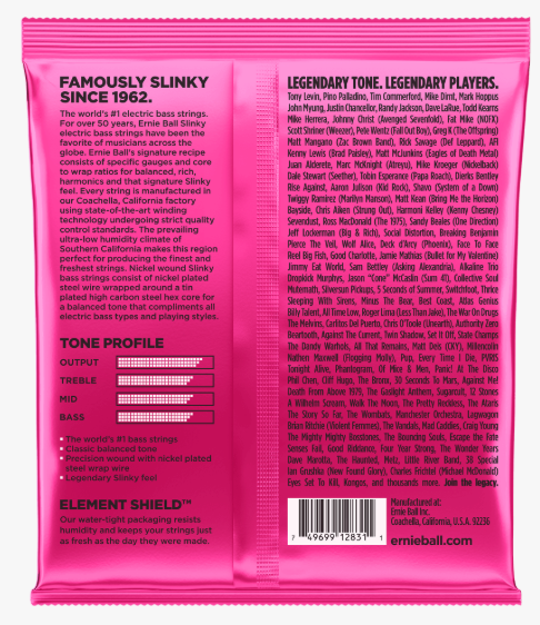 Ernie Ball 2824 Super Slinky 5-String Bass Nickel Wound Bass Strings