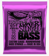 Load image into Gallery viewer, Ernie Ball Power Slinky 4-String Bass Strings EB2831 55-110