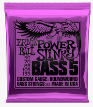 Load image into Gallery viewer, Ernie Ball 2821 Power Slinky Bass - 5 String , 50/135