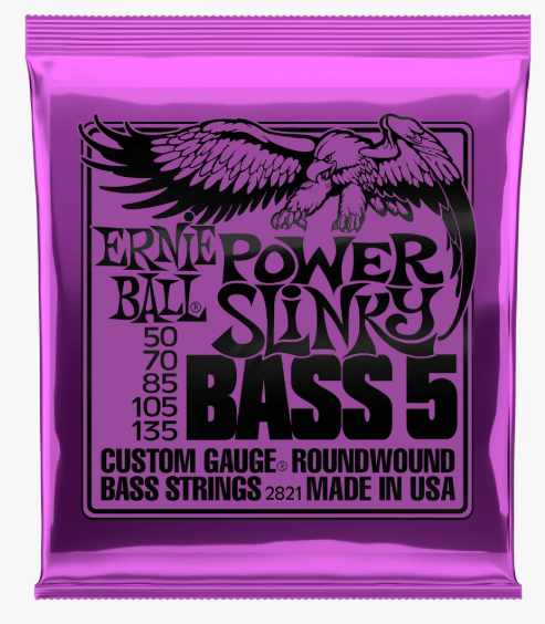 Ernie Ball 2821 Power Slinky Bass - 5 String , 50/135